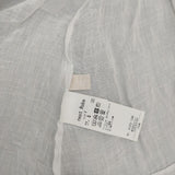 nest Robe リネンガーゼ レース紐スモックブラウス 01232-1346 ブラウス シャツ ホワイト レディース ネストローブ【中古】6-0605M∞