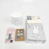 miffy 未使用品 インテリアBOX/ガラスマグネット/BOXシーツ/リップクリームキャップのセット その他雑貨 ホワイト 多色 レディース ミッフィー【中古】6-0409G◎