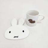 miffy 未使用品 こども陶器博物館限定マグカップ コースターセット マグカップ ホワイト レディース ミッフィー【中古】6-0409G◎