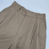JOURNAL STANDARD relume コットンツイルタックワイドパンツ サイズ38 パンツ ベージュ レディース ジャーナルスタンダードレリューム【中古】6-0802G∞