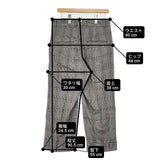 JOURNAL STANDARD LUXE グレンチェック スラックス パンツ ブラック ホワイト レディース ジャーナルスタンダード ラックス【中古】6-0808G∞