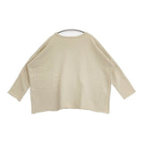 JOURNAL STANDARD LUXE ヴィンテージウラケワイドプルオーバー スウェット ベージュ レディース ジャーナルスタンダード ラックス【中古】6-0618M∞