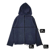 PONT DE CHALONS トグルボタン ニットジャケット ウール サイズ38 ブルゾン ネイビー レディース ポンデシャロン【中古】6-0930T∞