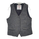 HARRIS TWEED/liflattie ships ウールジレ ベスト グレー レディース ハリスツイード/リフラティ シップス【中古】6-0930T∞