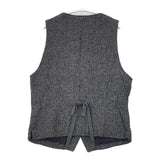 HARRIS TWEED/liflattie ships ウールジレ ベスト グレー レディース ハリスツイード/リフラティ シップス【中古】6-0930T∞