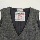 HARRIS TWEED/liflattie ships ウールジレ ベスト グレー レディース ハリスツイード/リフラティ シップス【中古】6-0930T∞