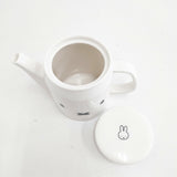 miffy 未使用 こども陶器博物館 マグ 天使 シンプルフェイスポット ミッフィーフェイス 陶製スプーン コースター 皿 食器 ホワイト 多色 レディース ミッフィー【中古】6-0409G◎
