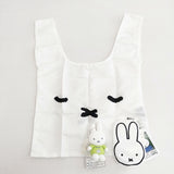 miffy 未使用 65周年記念エコバッグ SWEET SWEET PARTY マスコットチャーム エコバッグ ホワイト レディース ミッフィー【中古】6-0409G◎