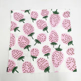 marimekko 新品 Mansikka クッションカバー いちご インテリアその他 ホワイト ピンク レディース マリメッコ【中古】6-0409G◎