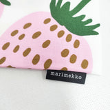 marimekko 新品 Mansikka クッションカバー いちご インテリアその他 ホワイト ピンク レディース マリメッコ【中古】6-0409G◎