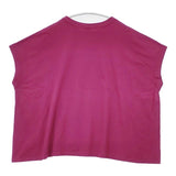 NOUVELLES DU PARADIS トロワ天竺 フレンチワイドT PC21201a Ｔシャツ カットソー パープル レディース ヌーベルドゥパラディ【中古】6-0615S∞