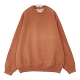 REMI RELIEF ノンストレス綿アクリル裏毛クルー トレーナー サイズM スウェット オレンジ メンズ レミレリーフ【中古】6-0930T∞