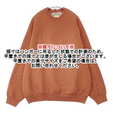 REMI RELIEF ノンストレス綿アクリル裏毛クルー トレーナー サイズM スウェット オレンジ メンズ レミレリーフ【中古】6-0930T∞