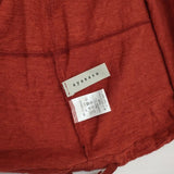 ayanasu アヤナス 2158030 マークアンドプラス コットン 日本製 ドローストリング 長袖Ｔシャツ カットソー ロンＴ レッド レディース【中古】6-0802M∞