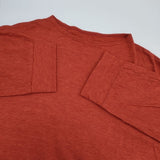ayanasu アヤナス 2158030 マークアンドプラス コットン 日本製 ドローストリング 長袖Ｔシャツ カットソー ロンＴ レッド レディース【中古】6-0802M∞