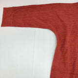 ayanasu アヤナス 2158030 マークアンドプラス コットン 日本製 ドローストリング 長袖Ｔシャツ カットソー ロンＴ レッド レディース【中古】6-0802M∞