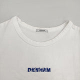 DENHAM BLOOM DNHM LOOSE TEE 02-22-03-51-020 半袖Ｔシャツ カットソー ホワイト レディース デンハム【中古】6-0615S∞