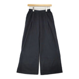 squady 天竺 コットン ギャザー パンツ 710-1881 パンツ ブラック レディース スカディー【中古】6-0802G∞