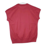 squady aranciato別注 コットンプレミアム天竺フレンチスリーブTシャツ 半袖Ｔシャツ カットソー レッド レディース スカディー【中古】6-0522S♪