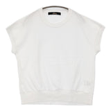 squady aranciato別注 コットンプレミアム天竺フレンチスリーブTシャツ HOSHII TO DEAU 半袖Ｔシャツ カットソー ホワイト レディース スカディー【中古】6-0421S♪