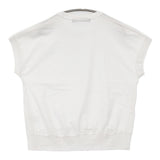 squady aranciato別注 コットンプレミアム天竺フレンチスリーブTシャツ HOSHII TO DEAU 半袖Ｔシャツ カットソー ホワイト レディース スカディー【中古】6-0421S♪
