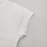 squady aranciato別注 コットンプレミアム天竺フレンチスリーブTシャツ HOSHII TO DEAU 半袖Ｔシャツ カットソー ホワイト レディース スカディー【中古】6-0421S♪