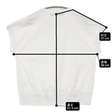squady aranciato別注 コットンプレミアム天竺フレンチスリーブTシャツ HOSHII TO DEAU 半袖Ｔシャツ カットソー ホワイト レディース スカディー【中古】6-0421S♪
