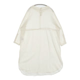 かぐれ ガーゼロングチュニック コットン ワンピース 定価16500円 GAA5-23S008 ドルマンスリーブ チュニック 25SS アイボリー レディース かぐれ【中古】6-0418M♪