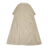 45R/45rpm シャツチノDRESS 定価33000円 半袖ドレス コットン ワンピース ベージュ レディース フォーティーファイブアールピーエム【中古】6-0522S♪