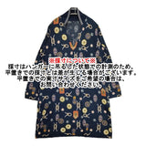 45R/45rpm インディゴ超ガーゼプリントDRESS ニットワンピース 総柄 定価52800円 ワンピース ネイビー 多色 レディース フォーティーファイブアールピーエム【中古】6-0525M△