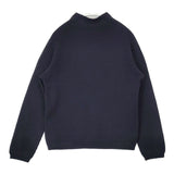 MHL. CHUNKY WOOL KNIT チャンキーウールニット 定価25300円 ハイネック 595-6263504 セーター ニット ネイビー レディース エムエイチエル【中古】6-0930T∞