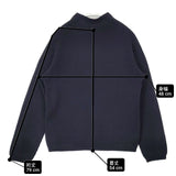 MHL. CHUNKY WOOL KNIT チャンキーウールニット 定価25300円 ハイネック 595-6263504 セーター ニット ネイビー レディース エムエイチエル【中古】6-0930T∞