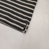 MHL. 595-7169502 DRY STRIPE JERSEY ボーダー 長袖Ｔシャツ カットソー ロンＴ ダークグリーン ホワイト レディース エムエイチエル【中古】6-0725M∞
