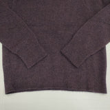 MARGARET HOWELL TWISTED CASHMERE WOOL KNIT ウールカシミヤ 定価35200円 カシミア 578-5263010 セーター ニット パープル系 レディース マーガレットハウエル【中古】6-0930T∞