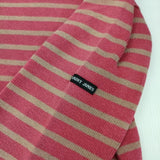 SAINT JAMES ボートネック バスクシャツ ボーダー 長袖Ｔシャツ カットソー ロンＴ ピンク ベージュ レディース セントジェームス【中古】6-0725M∞
