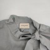 UNITED ARROWS 1521-215-1218 イレギュラーボウタイ ブラウス シャツ グリーン レディース ユナイテッドアローズ【中古】6-1003T∞