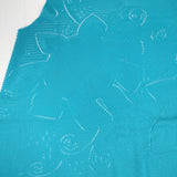 ISSEY MIYAKE A-POC 花柄 サイズ2 ノースリーブ ワンピース ライトブルー レディース イッセイミヤケ エイポック【中古】6-0526S♪