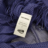 ISSEY MIYAKE A-POC フリンジ メッシュ 羽織り ローブ IM11KH050 サイズ2 カーディガン パープル レディース イッセイミヤケ エイポック【中古】6-0421M♪