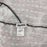 YOSHIYO 新品 切替 定価82000円 総柄 テンセルドレス ワンピース レッド グリーン レディース ヨシヨ【中古】6-0719M∞