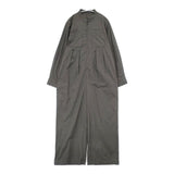 Simplicite ファスナー開きジャンプスーツ 定価10780円 オールインワン ツナギ グレー レディース シンプリシテェ【中古】6-0725M∞