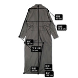 Simplicite ファスナー開きジャンプスーツ 定価10780円 オールインワン ツナギ グレー レディース シンプリシテェ【中古】6-0725M∞