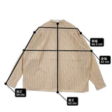 GYMPHLEX バンドカラーショートシャツ ストライプ ブラウス シャツ ベージュ ホワイト レディース ジムフレックス【中古】6-0719M∞