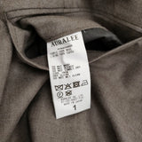 AURALEE SUPER LIGHT WOOL TWO-TUCK SLACKS サイズ1 定価44000円 A25AP05OS ウールスラックスパンツ 25AW ブラウン レディース オーラリー【中古】6-0414T♪