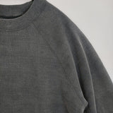 MAATEE & SONS SWEAT 定価47300円 MT5303-0813 サイズ2 裏起毛 スウェット 25AW FADE BLACK Cグレー メンズ マーティーアンドサンズ【中古】6-0414T♪