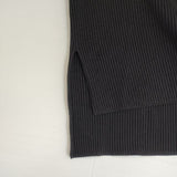 BALLSEY リンクスリブライト Vネックプルオーバー 定価23100円 ウールポリエステル セーター ニット 23AW ブラック レディース ボールジー【中古】6-1003T∞