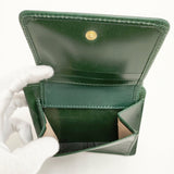 GLENROYAL MONEY CLIP WITH COIN POCKET 定価31000円 ブライドルレザー 二つ折り財布 グリーン メンズ グレンロイヤル【中古】6-0615G◎