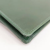 GLENROYAL MONEY CLIP WITH COIN POCKET 定価31000円 ブライドルレザー 二つ折り財布 グリーン メンズ グレンロイヤル【中古】6-0615G◎