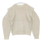 ISABEL MARANT Bolton サイズ34 カシミヤウール リブ セーター ニット アイボリー レディース イザベルマラン【中古】6-1003T∞