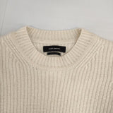 ISABEL MARANT Bolton サイズ34 カシミヤウール リブ セーター ニット アイボリー レディース イザベルマラン【中古】6-1003T∞