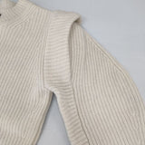 ISABEL MARANT Bolton サイズ34 カシミヤウール リブ セーター ニット アイボリー レディース イザベルマラン【中古】6-1003T∞